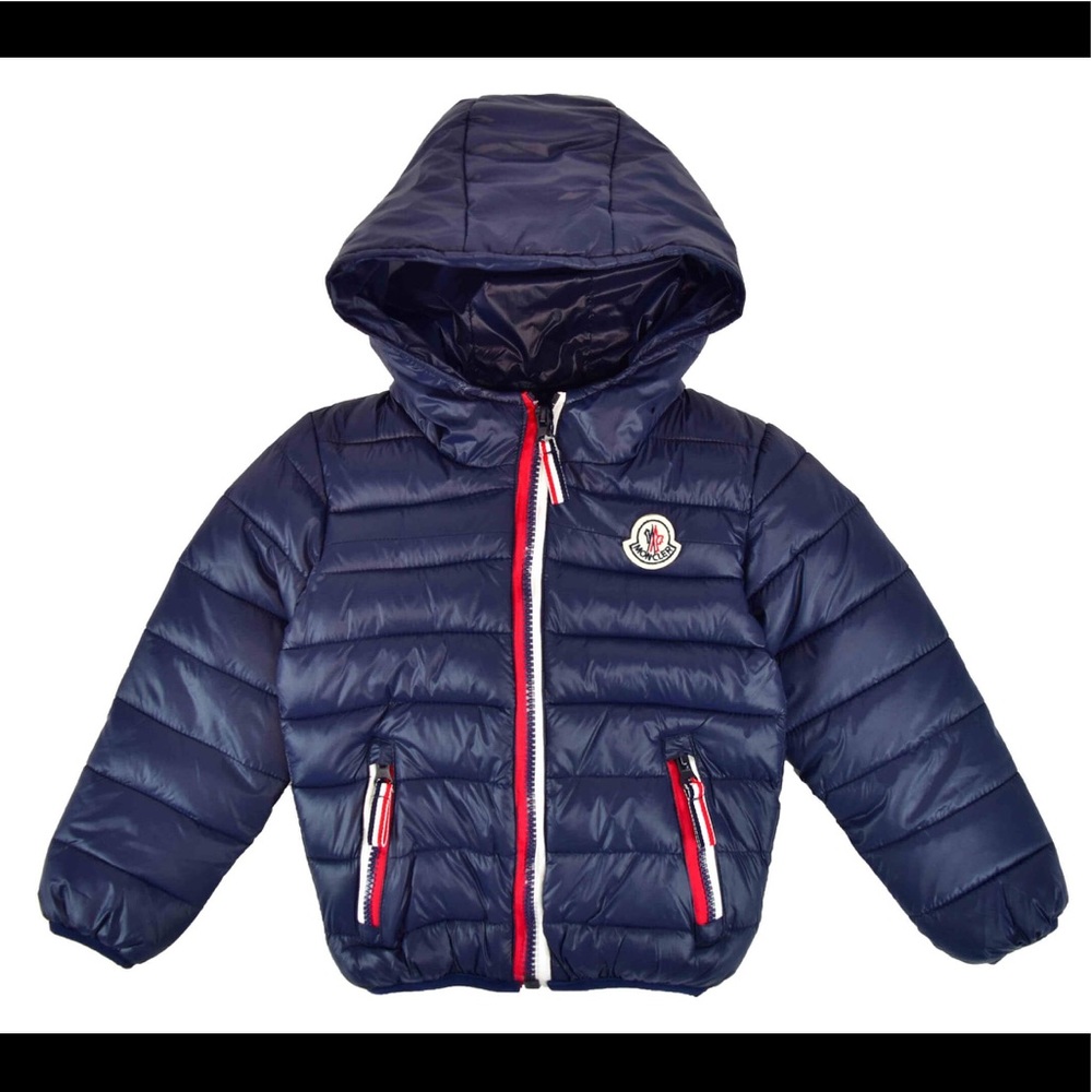 Boys Navy Blue Puffer Jacket (116)